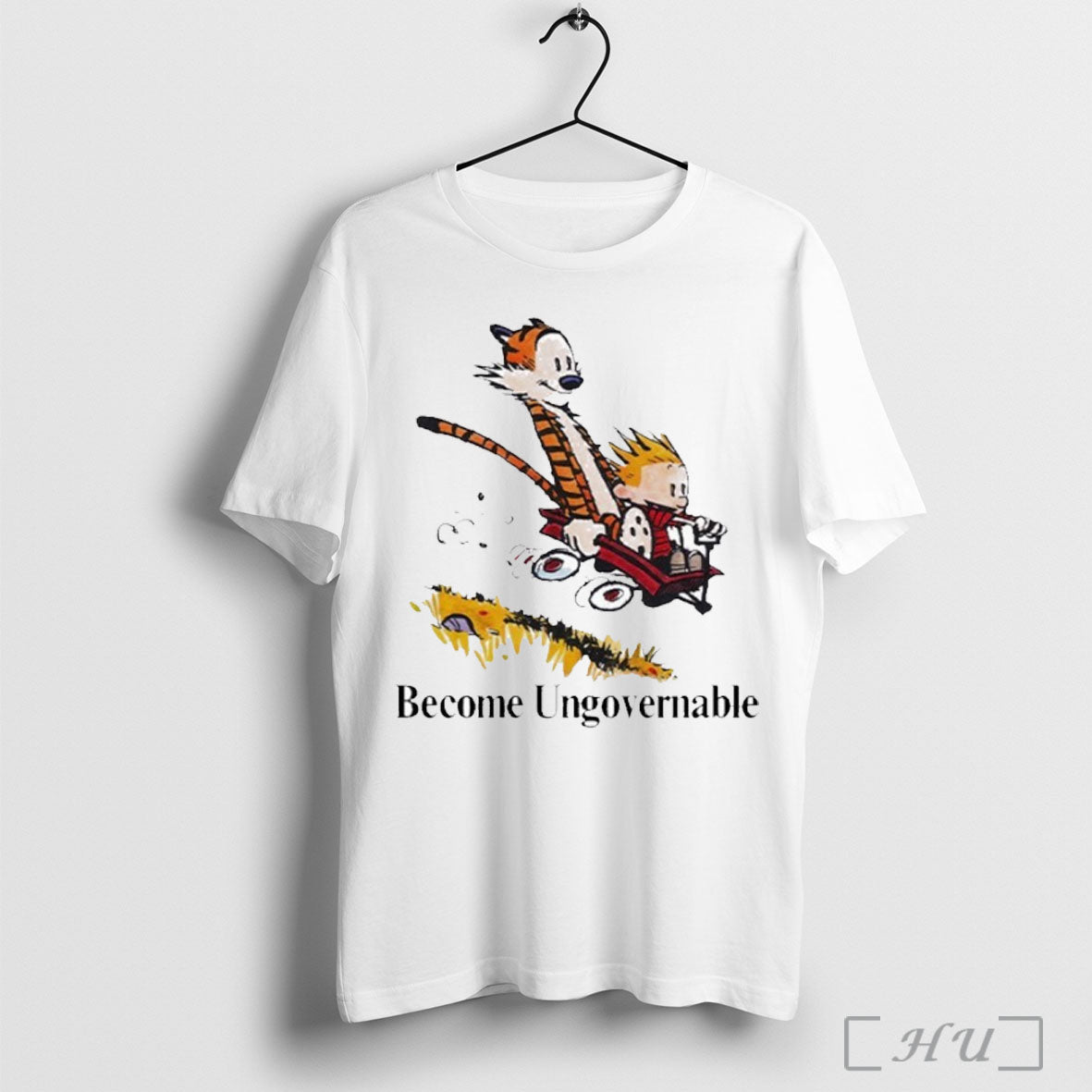 Officials Become Ungovernable Calvin And Hobbes Tiger - Adult & Kids T-Shirts, Sweatshirts & Hoodies apparel design preview 1