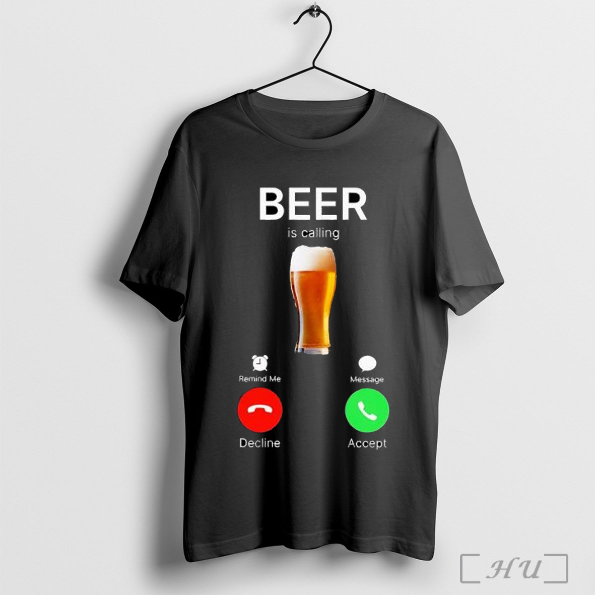 Officials Beer Is Calling Graphic - Adult & Kids T-Shirts, Sweatshirts & Hoodies apparel design preview 1