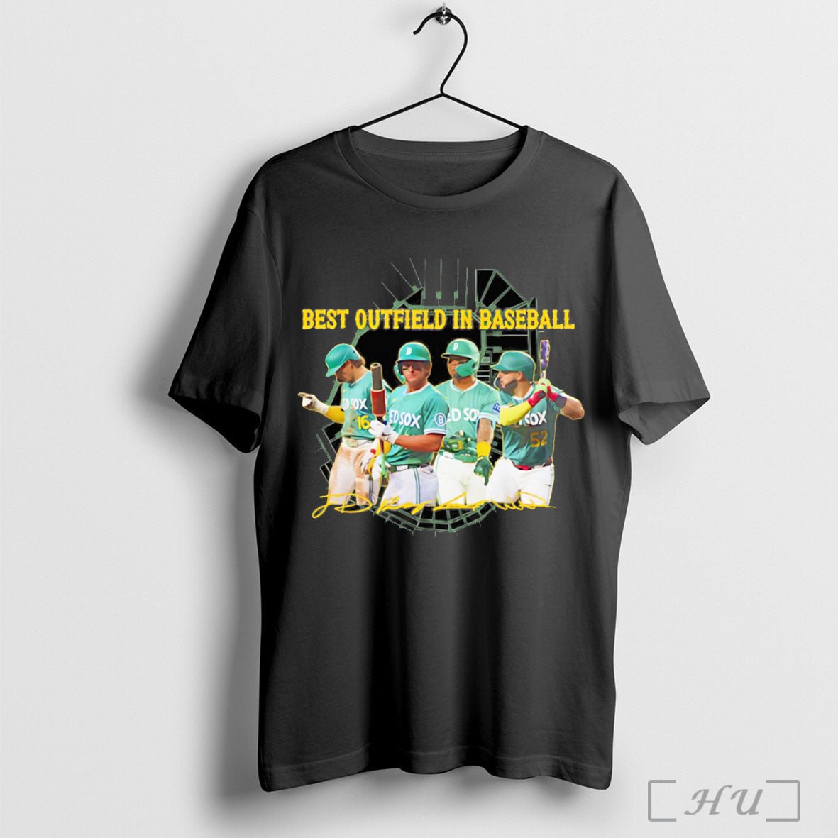 Officials Best Outfield In Baseball Poster - Adult & Kids T-Shirts, Sweatshirts & Hoodies apparel design preview 1