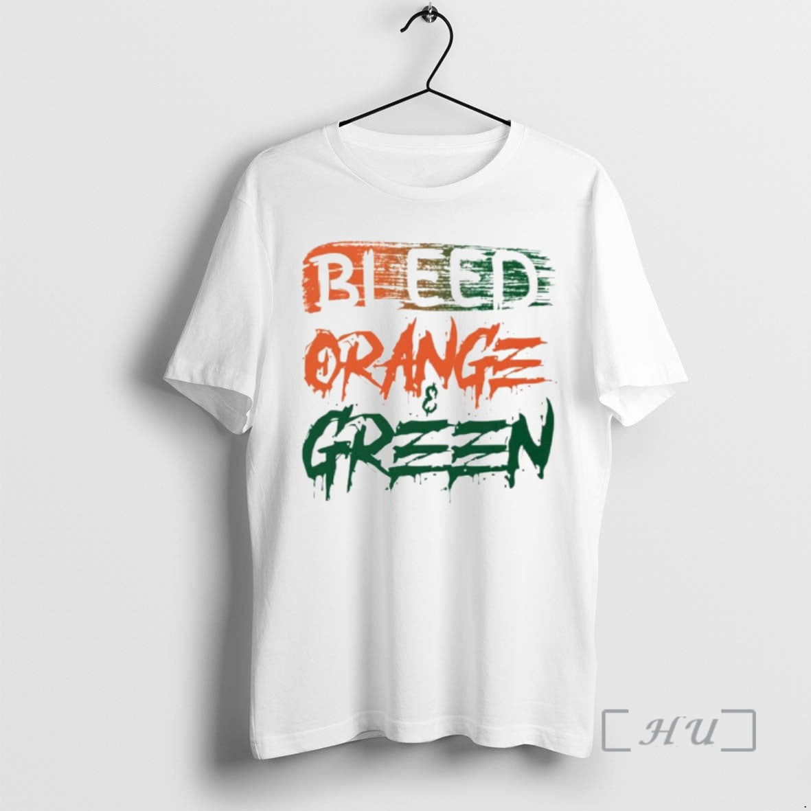 Officials Bleed Orange Green Ornaments - Adult & Kids T-Shirts, Sweatshirts & Hoodies apparel design preview 1