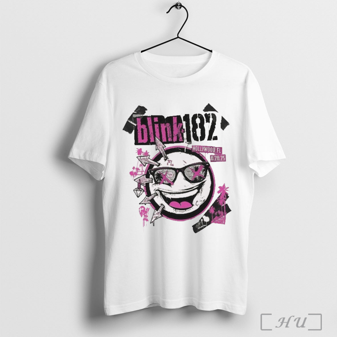 Officials Blink 182 At Hard Rock Florida Live On - Adult & Kids T-Shirts, Sweatshirts & Hoodies apparel design preview 1