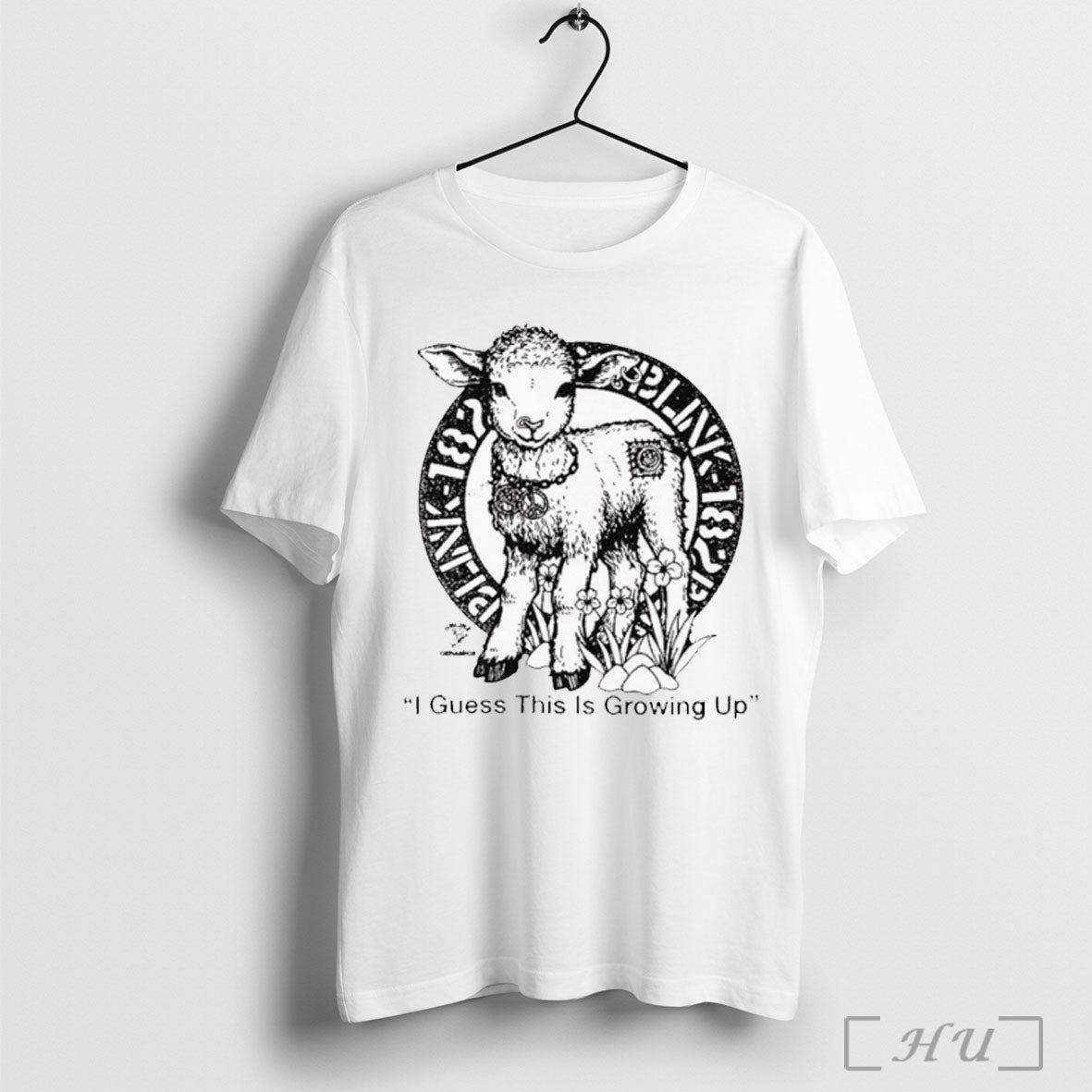Officials Blink 182 I Guess This Is Growing Up Lamb - Adult & Kids T-Shirts, Sweatshirts & Hoodies apparel design preview 1