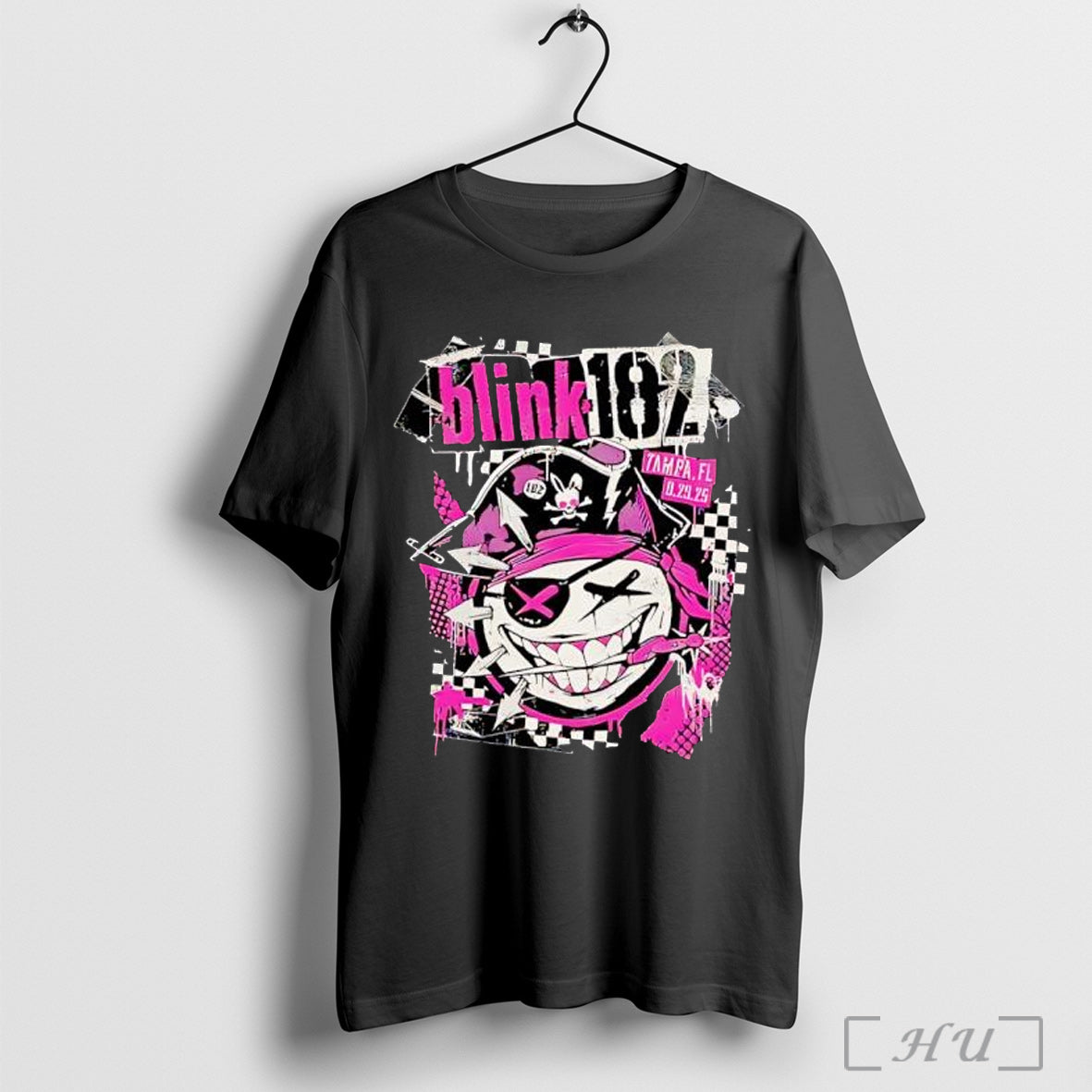 Officials Blink 182 Tampa Florida 2025 Missionary - Adult & Kids T-Shirts, Sweatshirts & Hoodies apparel design preview 1