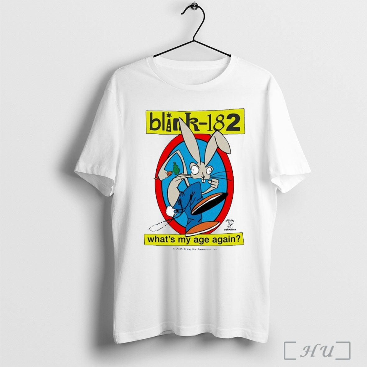 Officials Blink 182 Whats My Age Again Bunny - Adult & Kids T-Shirts, Sweatshirts & Hoodies apparel design preview 1
