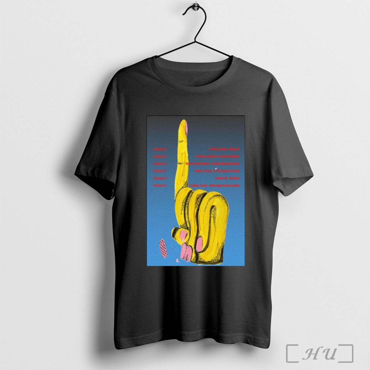 Officials Blonde Redhead February 2026 Tour Dates - Adult & Kids T-Shirts, Sweatshirts & Hoodies apparel design preview 1