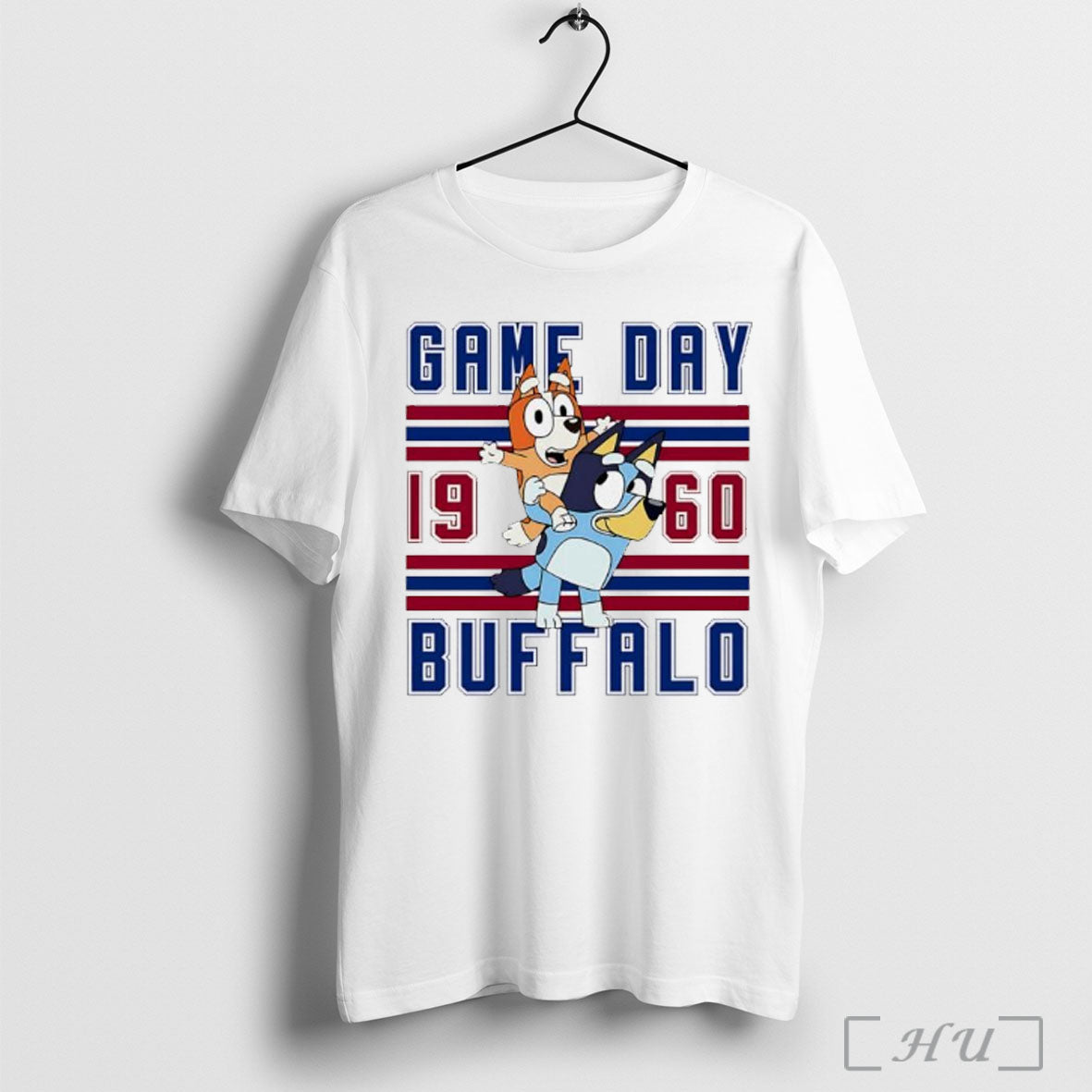 Officials Bluey And Bingo Buffalo Bulls Football Game - Adult & Kids T-Shirts, Sweatshirts & Hoodies apparel design preview 1