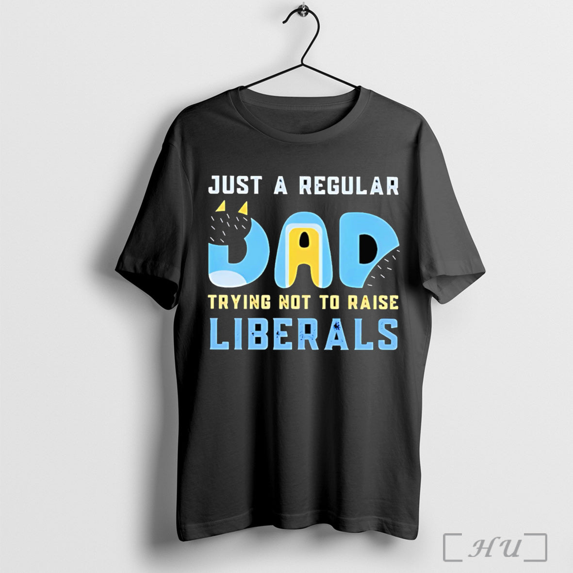 Officials Bluey Just A Regular Dad Trying Not To - Adult & Kids T-Shirts, Sweatshirts & Hoodies apparel design preview 1