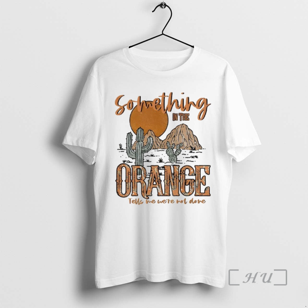 Officials Boho Cow Skull Something In The Orange - Adult & Kids T-Shirts, Sweatshirts & Hoodies apparel design preview 1