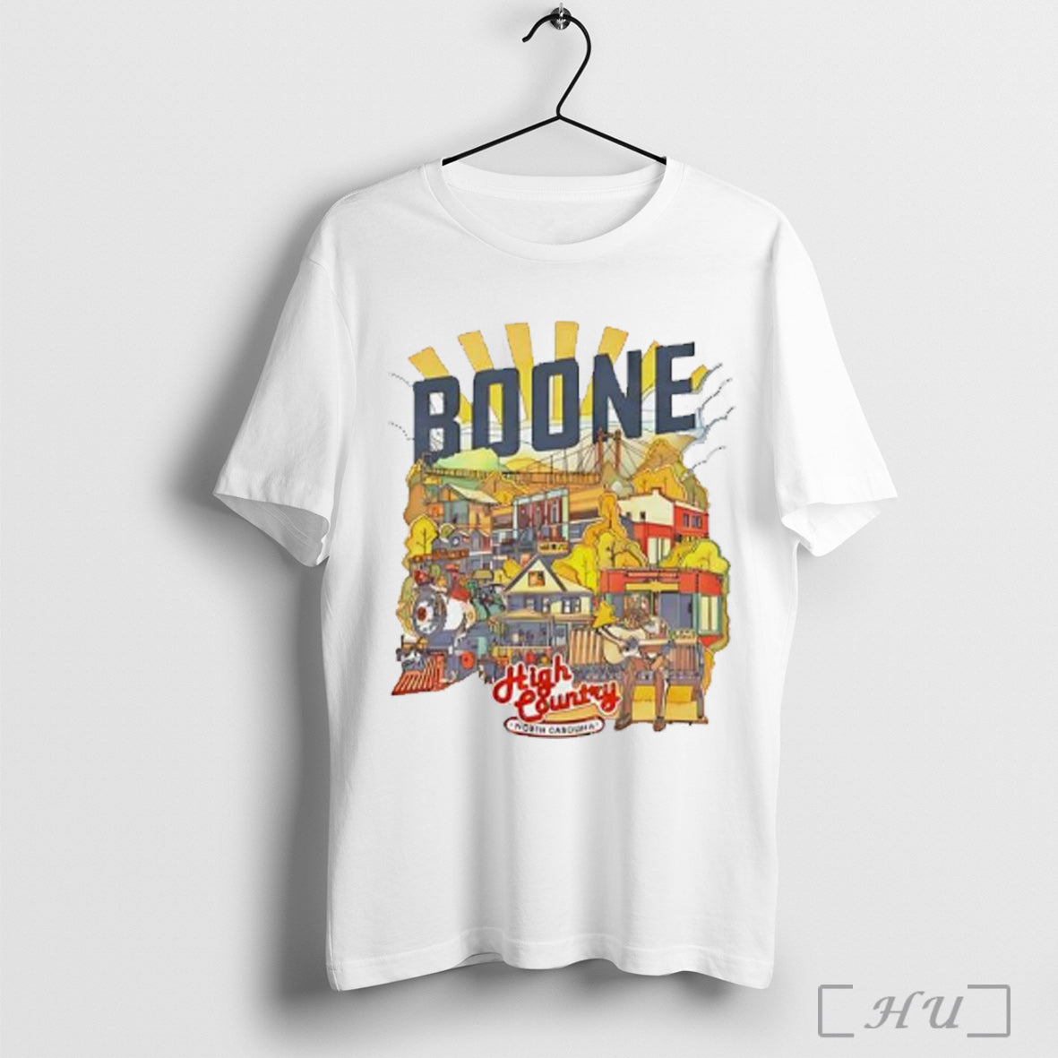 Officials Boone Hometown High Country North Carolina - Adult & Kids T-Shirts, Sweatshirts & Hoodies apparel design preview 1