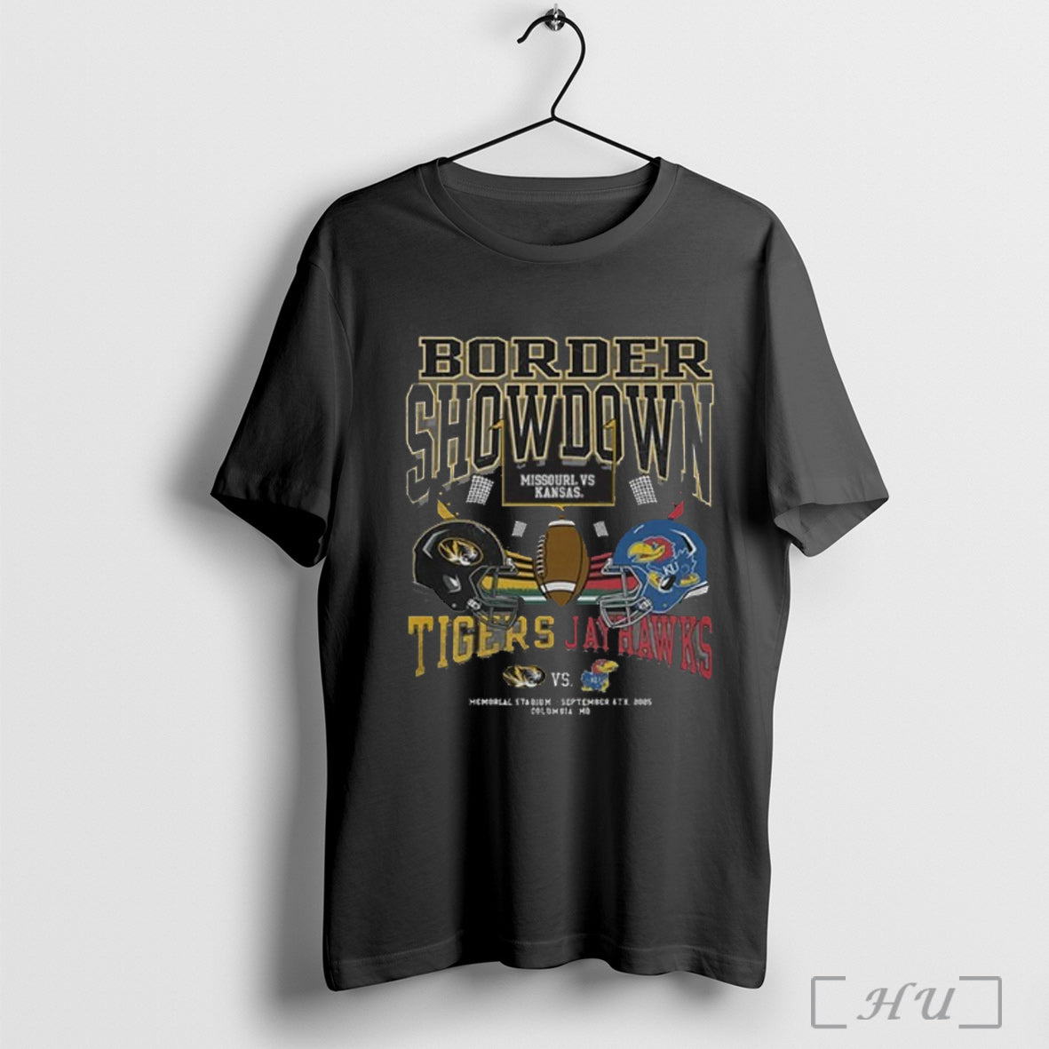Officials Border Showdown 2025 Missouri Tigers Vs - Adult & Kids T-Shirts, Sweatshirts & Hoodies apparel design preview 1