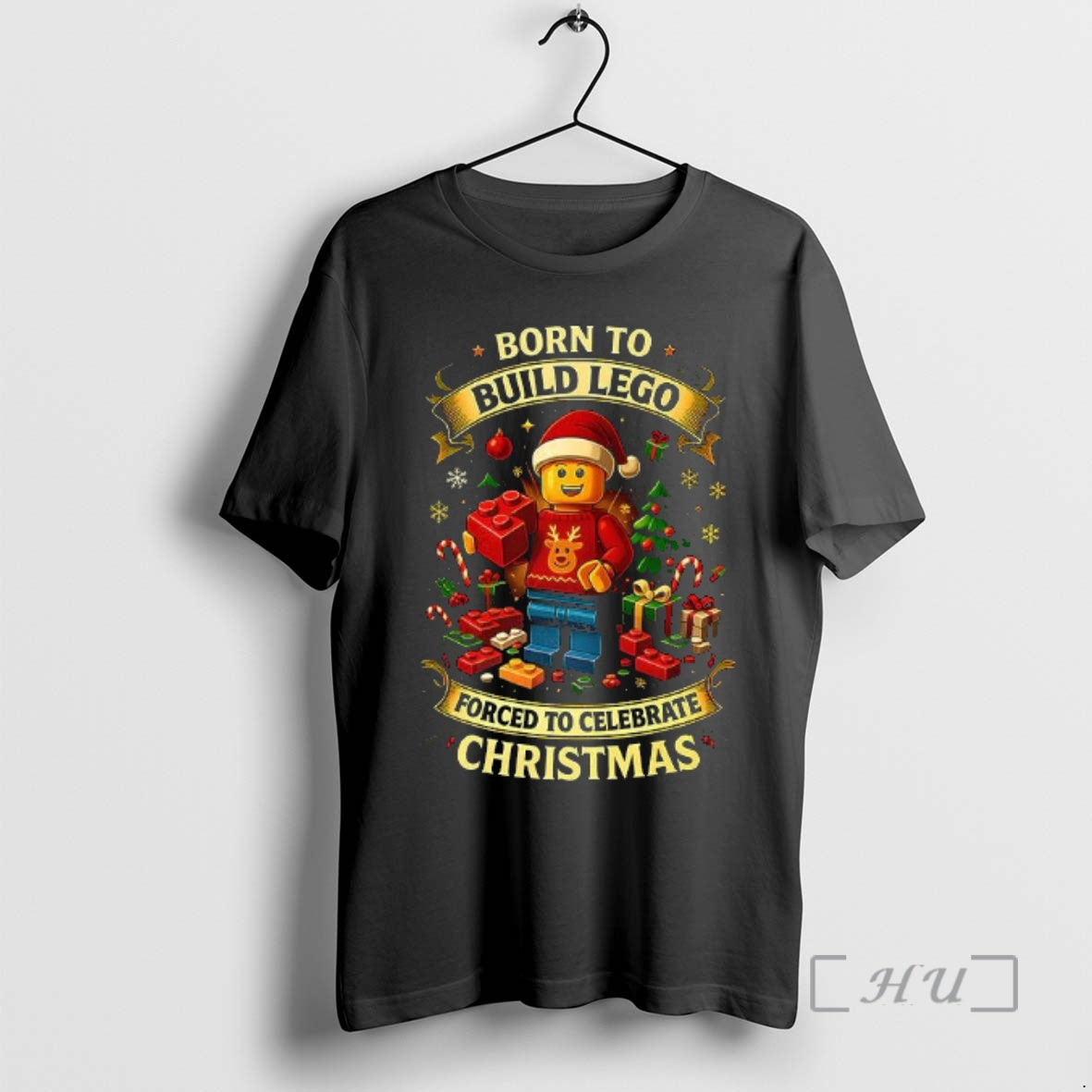 Officials Born To Build Lego Forced Celebrate - Adult & Kids T-Shirts, Sweatshirts & Hoodies apparel design preview 1