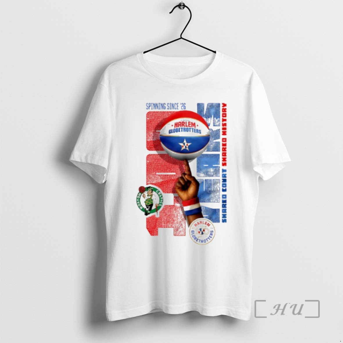 Officials Boston Celtics X Harlem Globetrotters - Adult & Kids T-Shirts, Sweatshirts & Hoodies apparel design preview 1