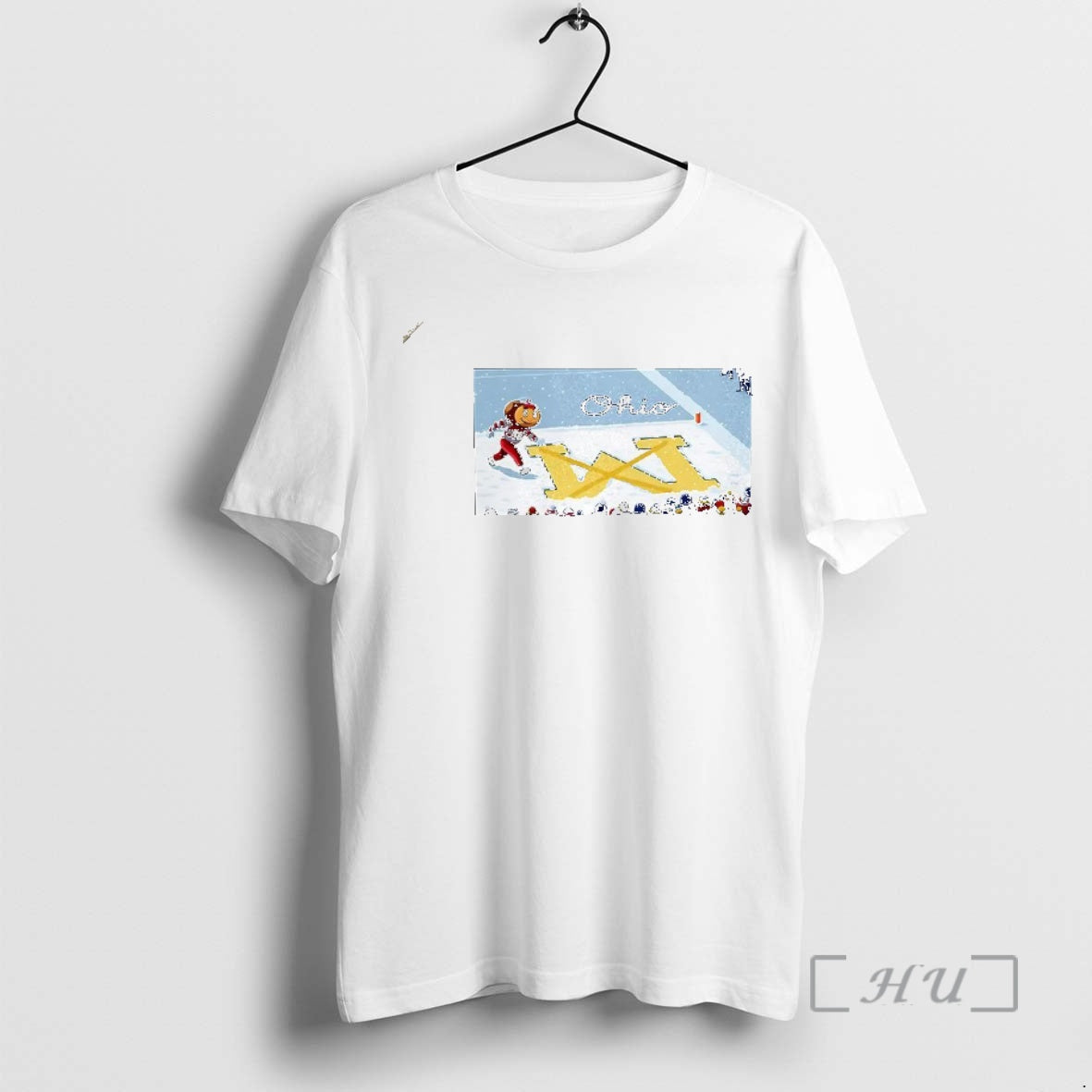 Officials Brutus Crossing Out Michigan - Adult & Kids T-Shirts, Sweatshirts & Hoodies apparel design preview 1