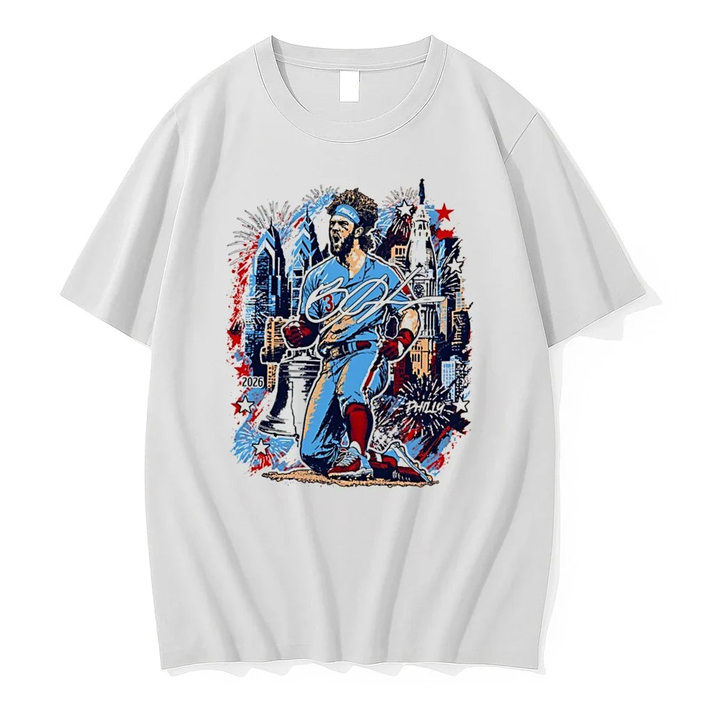 Officials Bryce Harper Philadelphia Phillies Mlb - Adult & Kids T-Shirts, Sweatshirts & Hoodies apparel design preview 1