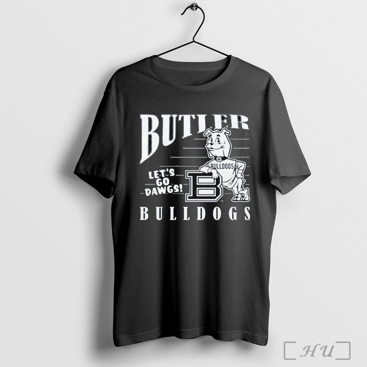 Officials Butler Bulldogs Lets Go Dawgs Mascot - Adult & Kids T-Shirts, Sweatshirts & Hoodies apparel design preview 1