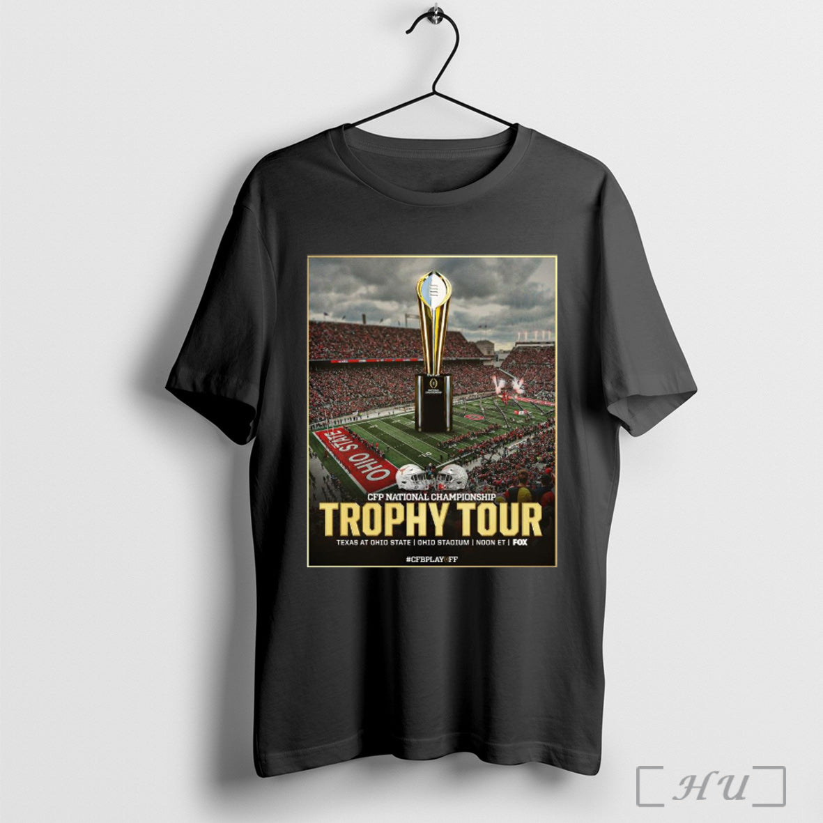 Officials Cfp National Championship Trophy Tour Texas - Adult & Kids T-Shirts, Sweatshirts & Hoodies apparel design preview 1