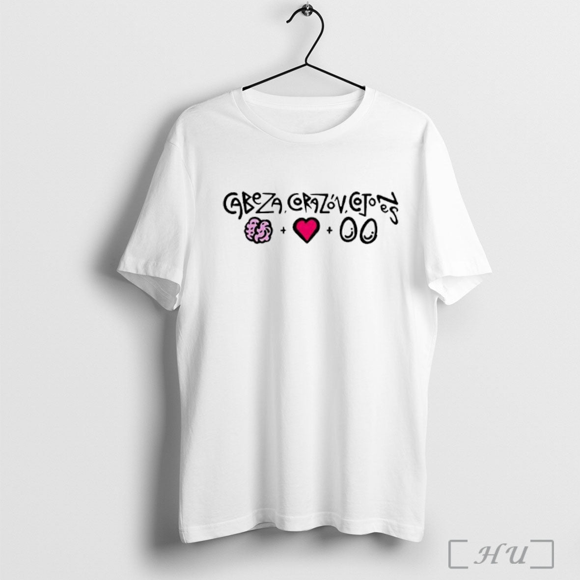Officials Cabeza Corazon Cojones Us Open - Adult & Kids T-Shirts, Sweatshirts & Hoodies apparel design preview 1