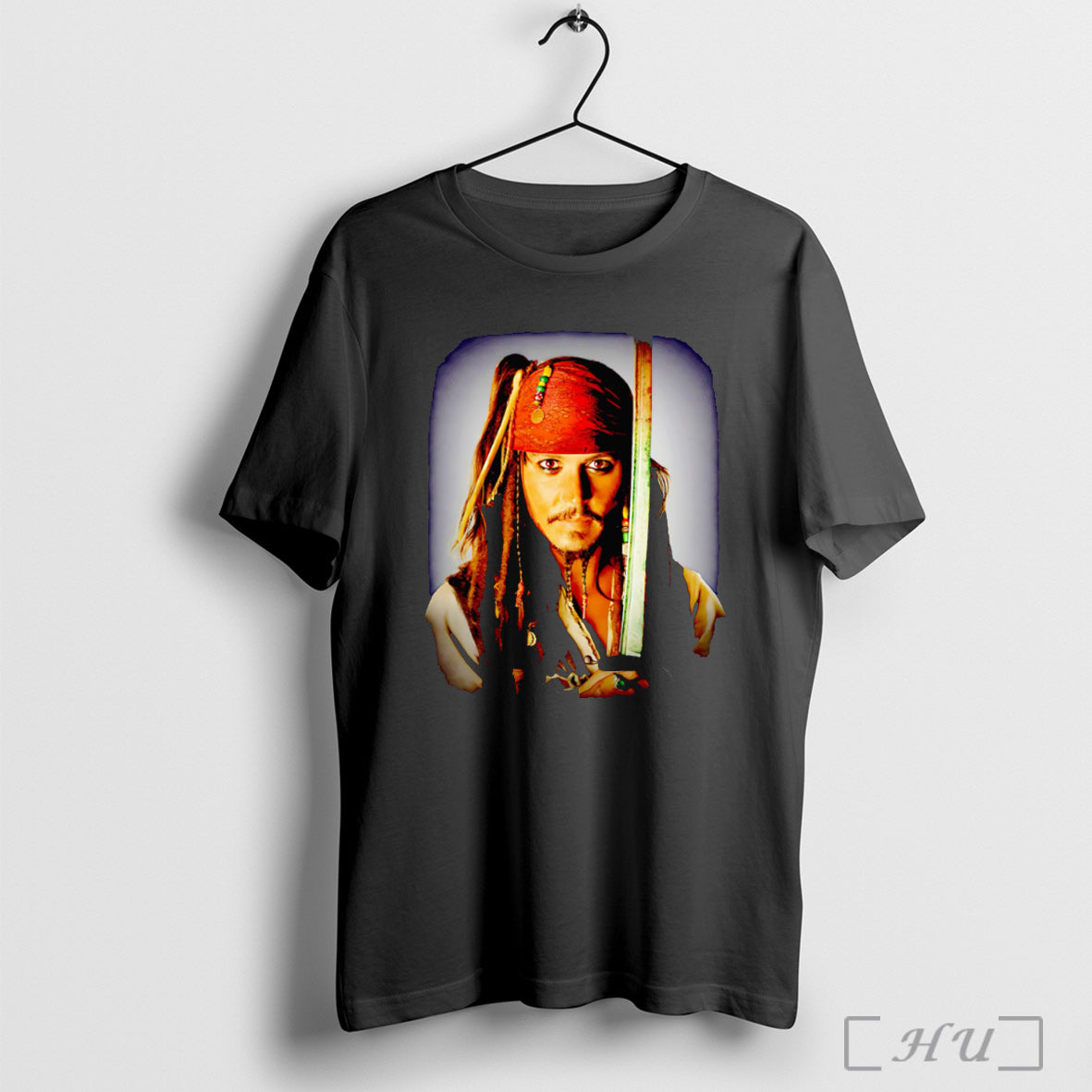 Officials Captain Jack Sparrow Face Graphic - Adult & Kids T-Shirts, Sweatshirts & Hoodies apparel design preview 1