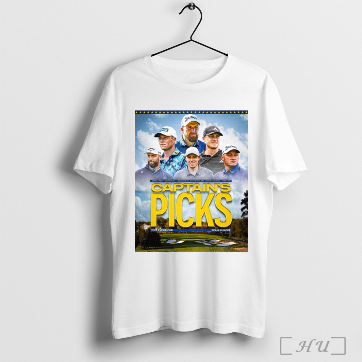 Officials Captains Pick 2025 Ryder Cup Team Europe - Adult & Kids T-Shirts, Sweatshirts & Hoodies apparel design preview 1