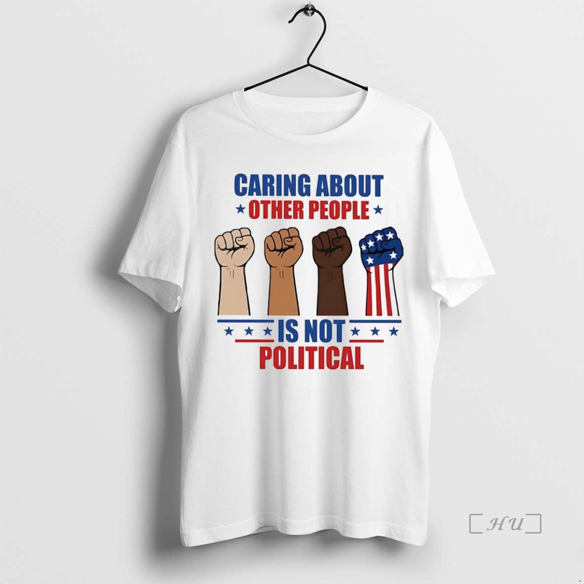 Officials Caring About Other People Is Not Political - Adult & Kids T-Shirts, Sweatshirts & Hoodies apparel design preview 1