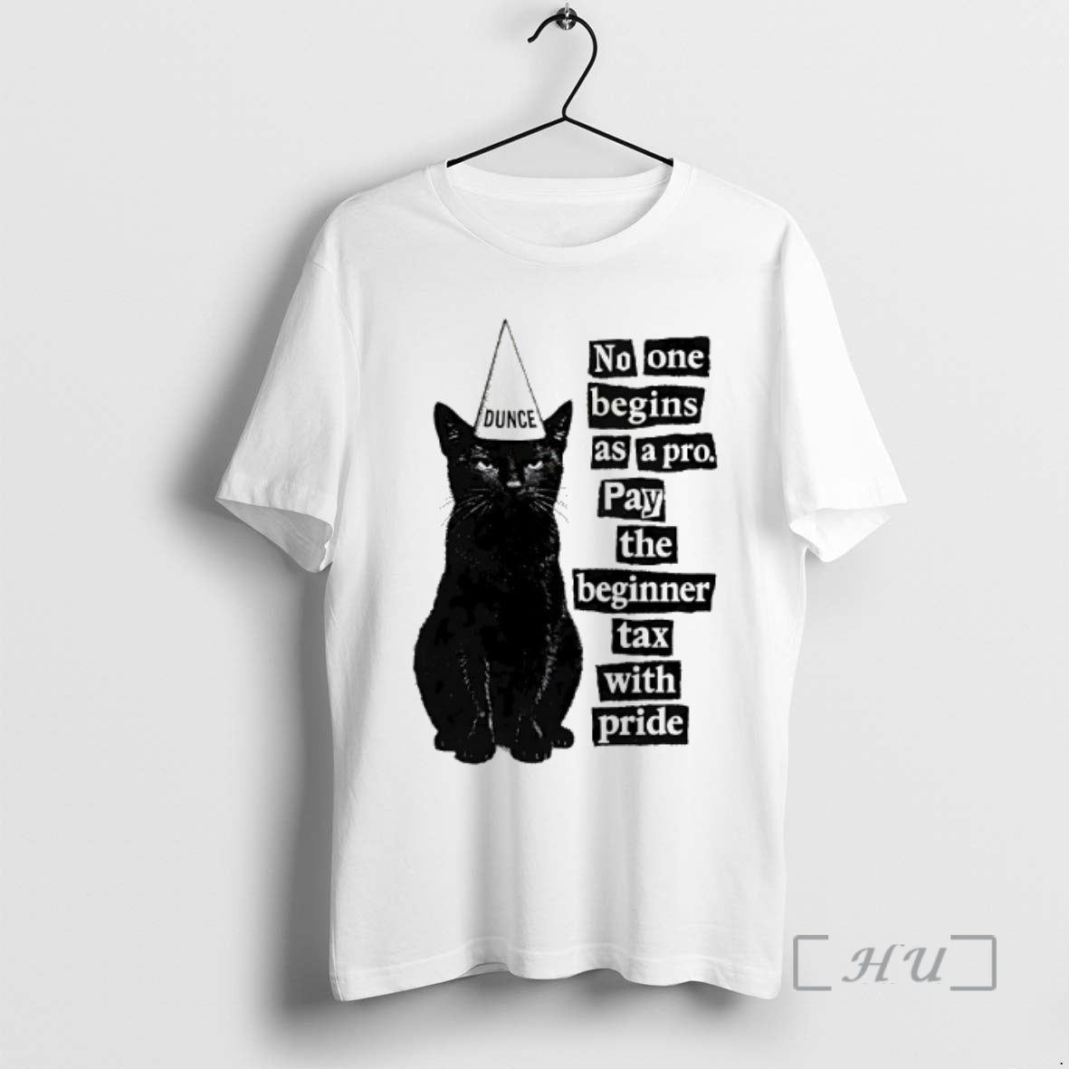 Officials Cat No One Begins As A Pro Pay The Beginner - Adult & Kids T-Shirts, Sweatshirts & Hoodies apparel design preview 1