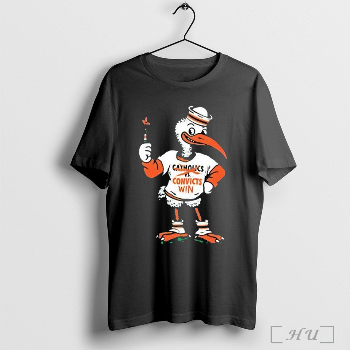 Officials Catholics Vs Convicts Win Game 2025 - Adult & Kids T-Shirts, Sweatshirts & Hoodies apparel design preview 1