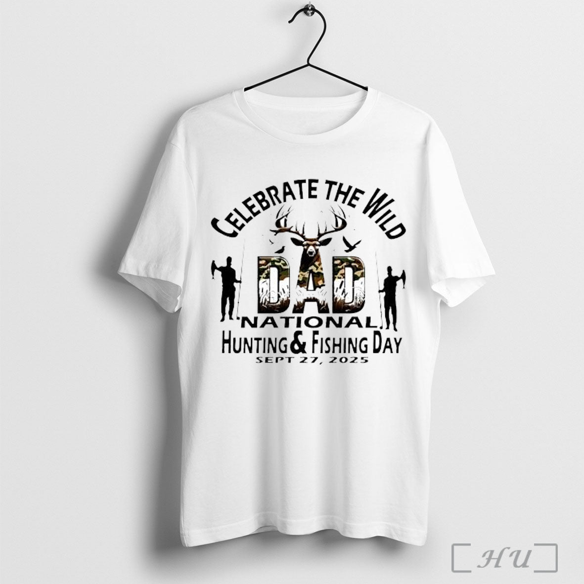 Officials Celebrate The Wild Dad National Hunting And - Adult & Kids T-Shirts, Sweatshirts & Hoodies apparel design preview 1