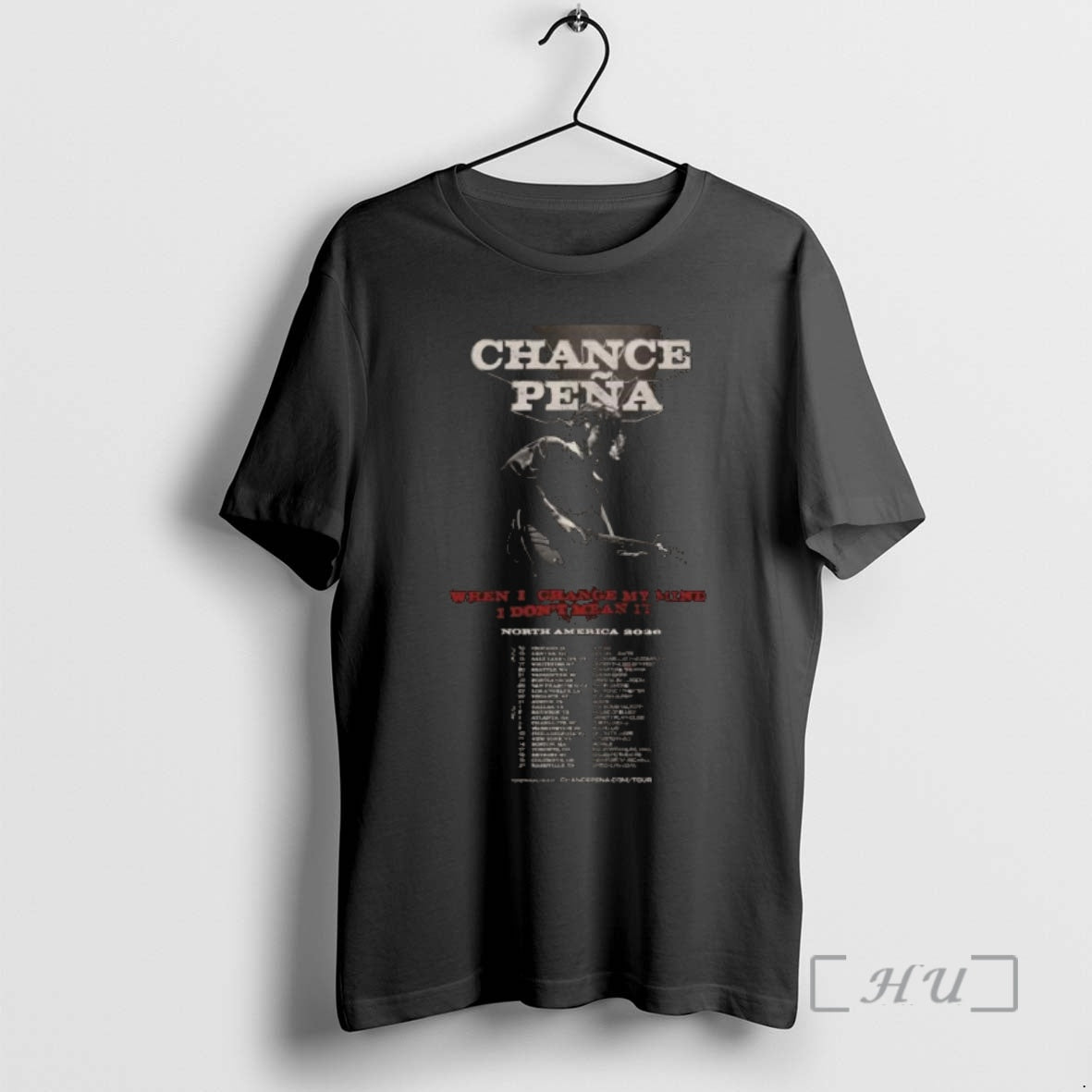 Officials Chance Pena North American Tour 2026 - Adult & Kids T-Shirts, Sweatshirts & Hoodies apparel design preview 1