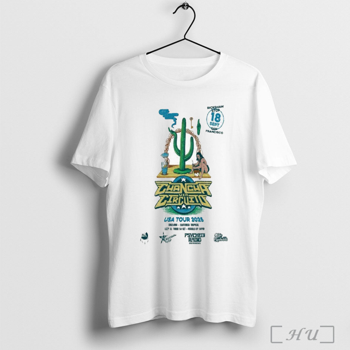 Officials Chancha Via Circuito Usa Tour 2025 Sep 18 - Adult & Kids T-Shirts, Sweatshirts & Hoodies apparel design preview 1