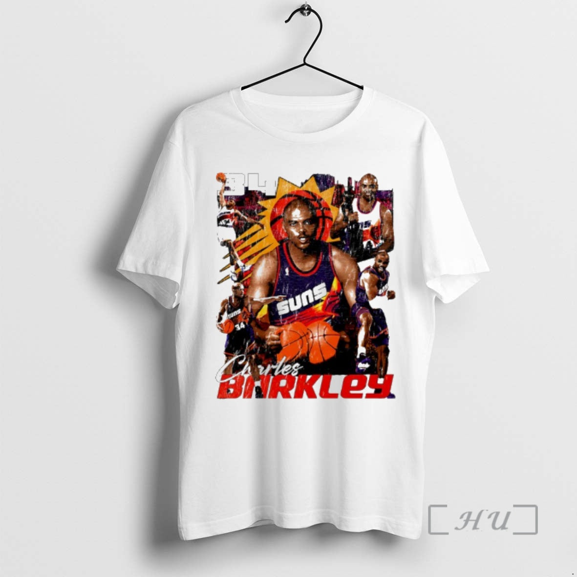 Officials Charles Barkley Phoenix Suns Player Collage - Adult & Kids T-Shirts, Sweatshirts & Hoodies apparel design preview 1