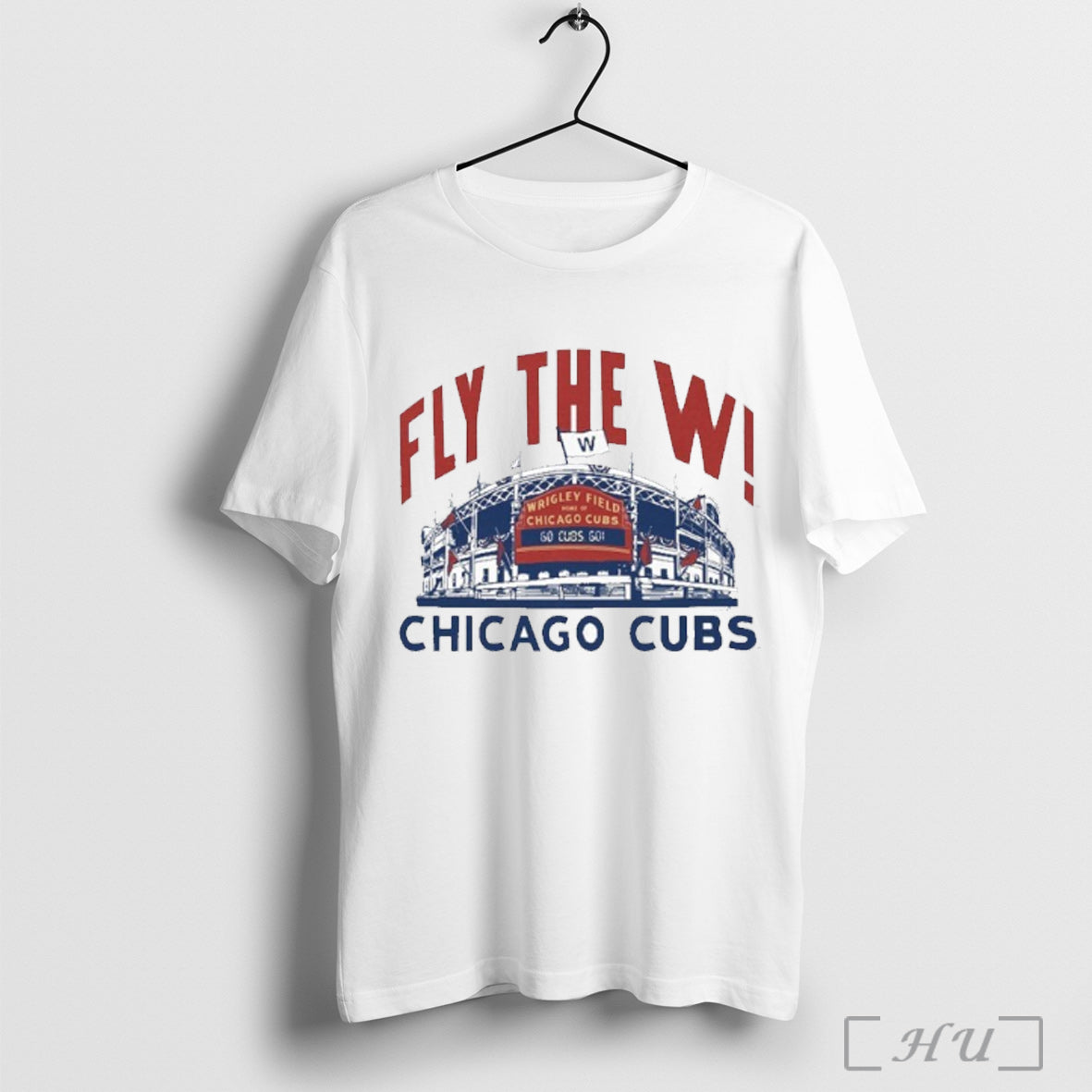 Officials Chicago Cubs Fly The W - Adult & Kids T-Shirts, Sweatshirts & Hoodies apparel design preview 1