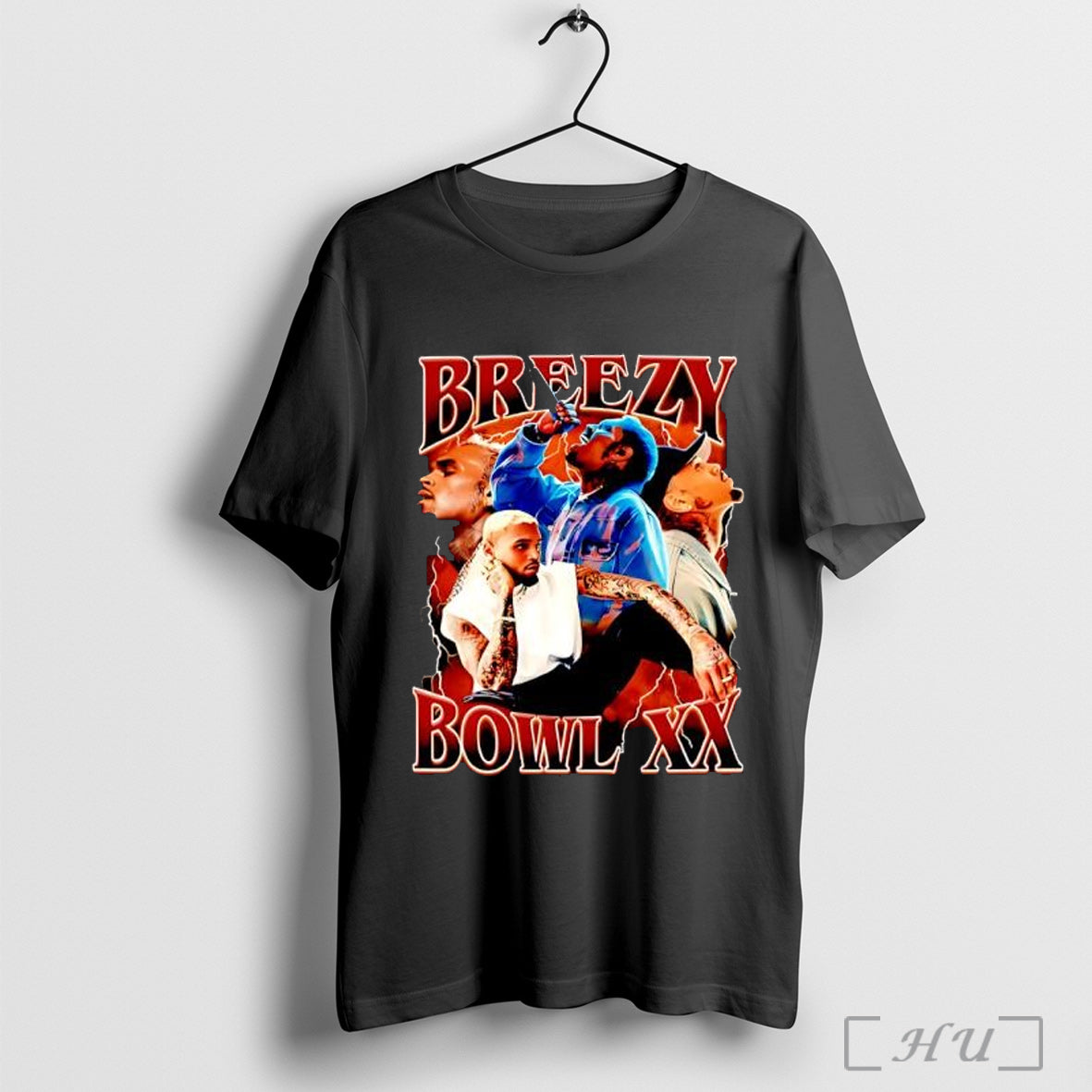 Officials Chris Brown Tour Breezy Bowl Xx Graphic - Adult & Kids T-Shirts, Sweatshirts & Hoodies apparel design preview 1