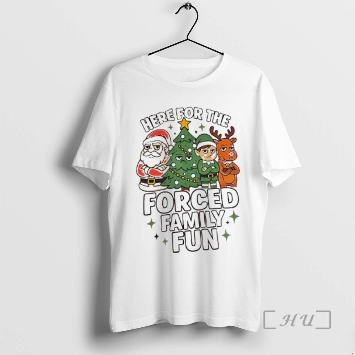 Officials Christmas Items Here For The Forced Family - Adult & Kids T-Shirts, Sweatshirts & Hoodies apparel design preview 1