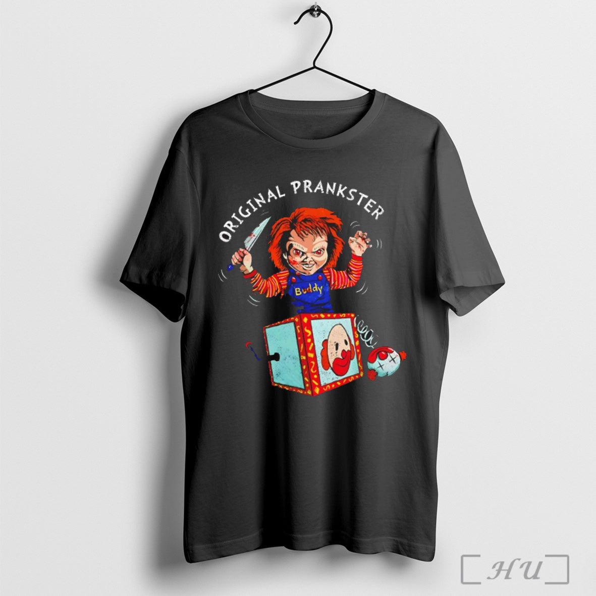Officials Chucky With Knife Childs Play Original - Adult & Kids T-Shirts, Sweatshirts & Hoodies apparel design preview 1