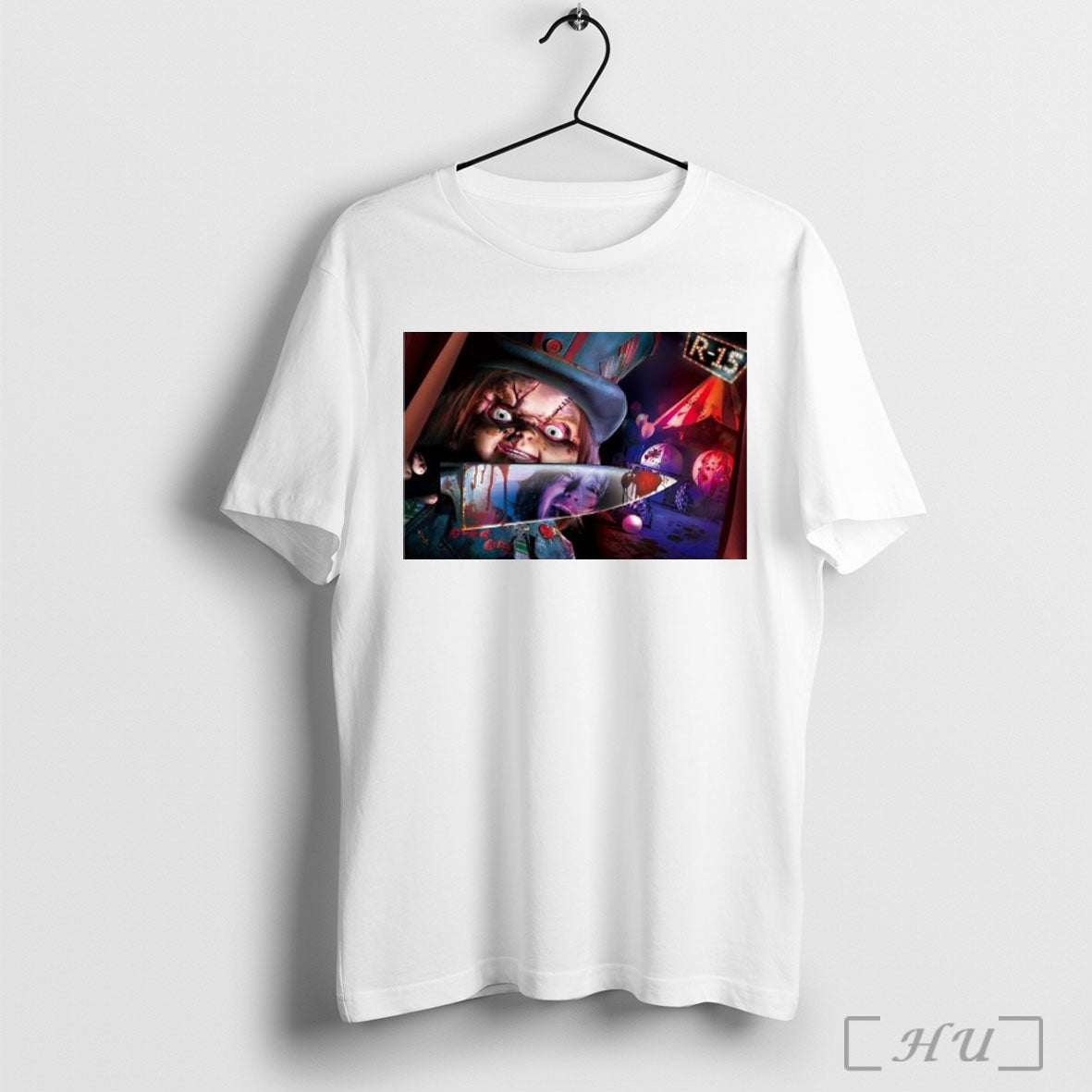 Officials Chuckys Carnival Of Chaos Blood Stained - Adult & Kids T-Shirts, Sweatshirts & Hoodies apparel design preview 1