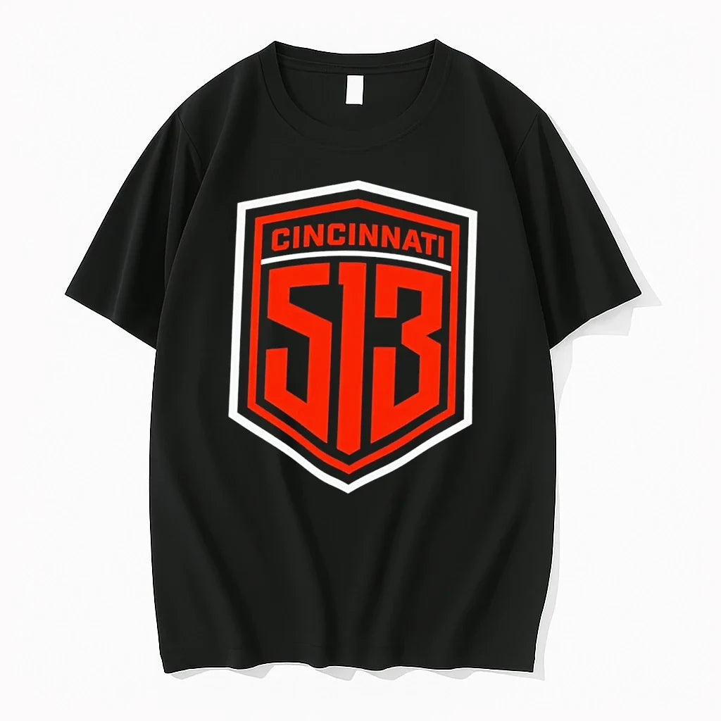 Officials Cincinnati 513 Shield Ohio Area Code - Adult & Kids T-Shirts, Sweatshirts & Hoodies apparel design preview 1