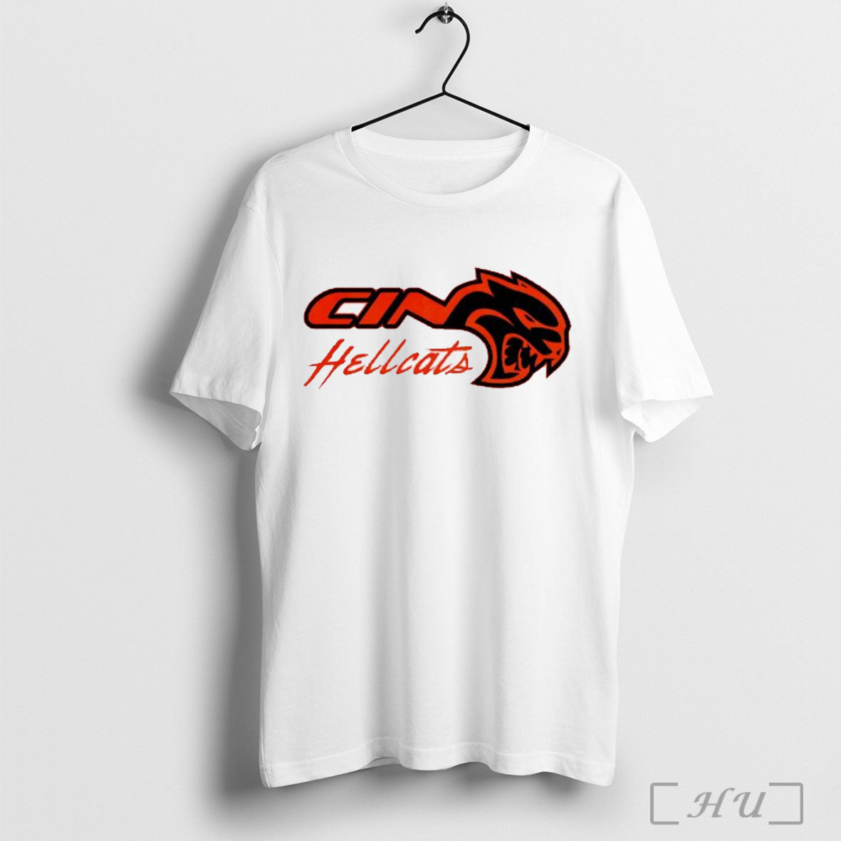 Officials Cincinnati Bearcats Dodge Hellcat Logo - Adult & Kids T-Shirts, Sweatshirts & Hoodies apparel design preview 1