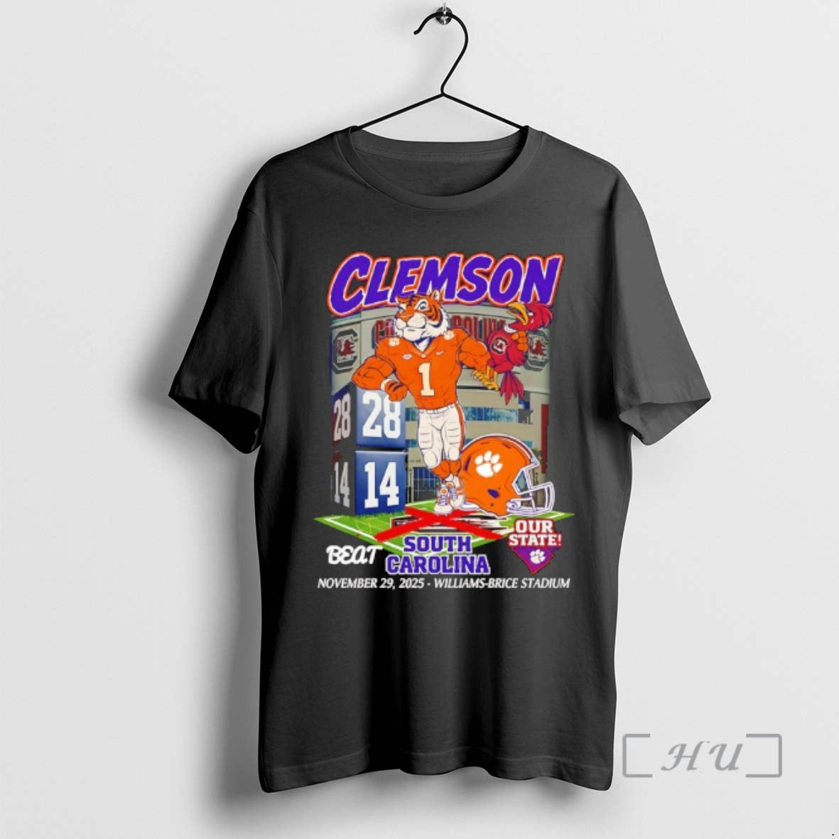Officials Clemson Tigers Beat South Carolina Our - Adult & Kids T-Shirts, Sweatshirts & Hoodies apparel design preview 1