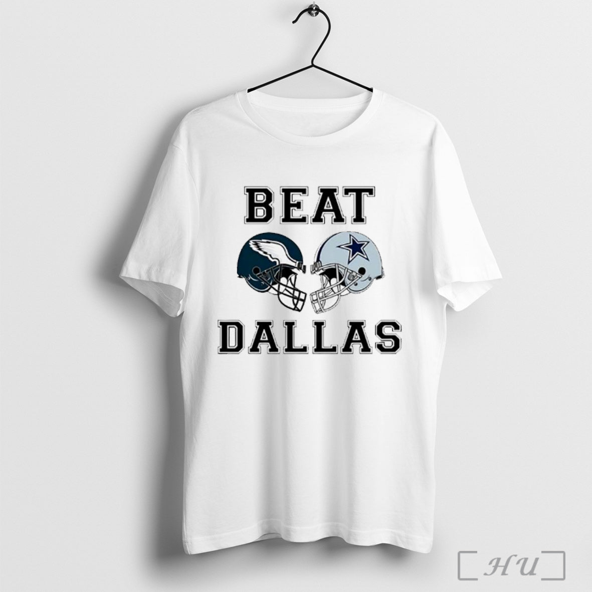 Officials Coach Nick Sirianni Beat Dallas Helmet - Adult & Kids T-Shirts, Sweatshirts & Hoodies apparel design preview 1