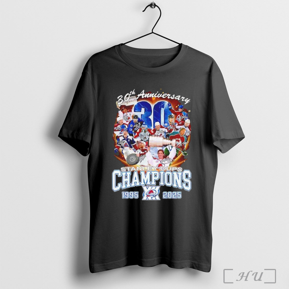 Officials Colorado Avalanche 30th Anniversary Stanley - Adult & Kids T-Shirts, Sweatshirts & Hoodies apparel design preview 1