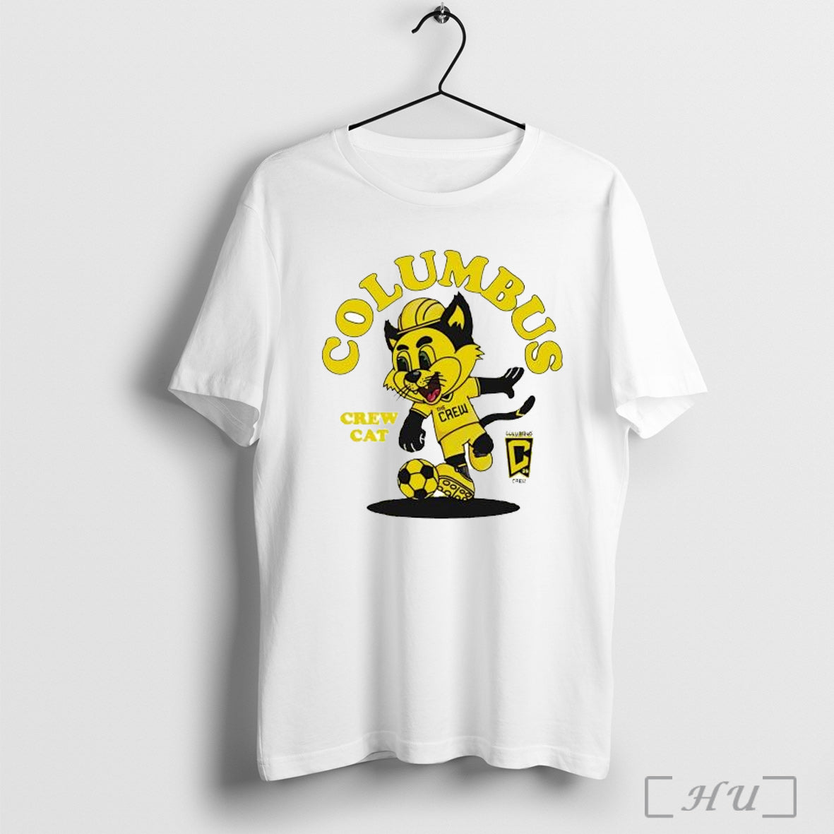 Officials Columbus Crew Cat Mascot - Adult & Kids T-Shirts, Sweatshirts & Hoodies apparel design preview 1