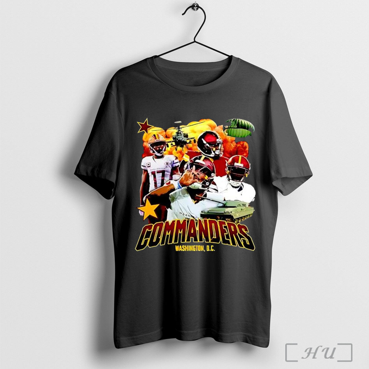 Officials Commanders Washington D C Military Tank - Adult & Kids T-Shirts, Sweatshirts & Hoodies apparel design preview 1