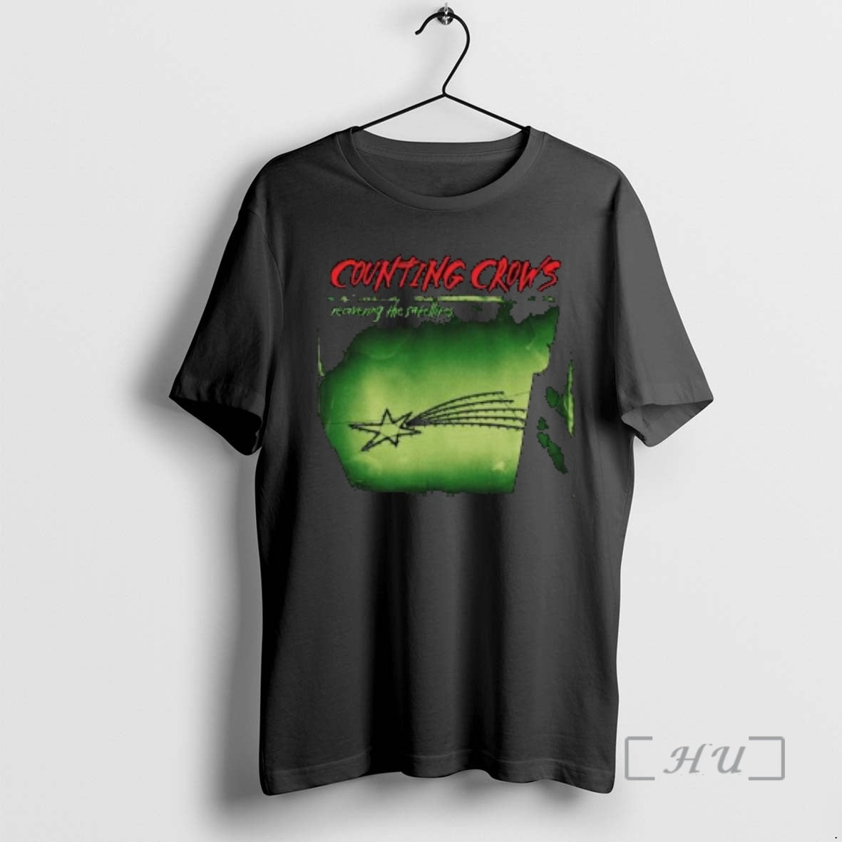 Officials Counting Crows Recovering The Satellites - Adult & Kids T-Shirts, Sweatshirts & Hoodies apparel design preview 1