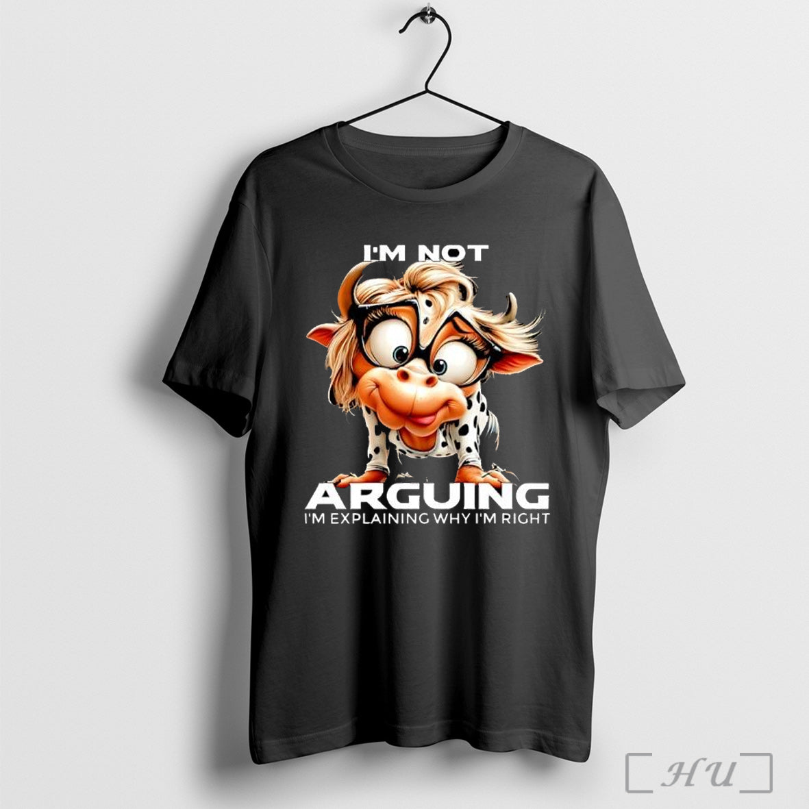 Officials Cow Im Not Arguing Explaining Why Right - Adult & Kids T-Shirts, Sweatshirts & Hoodies apparel design preview 1