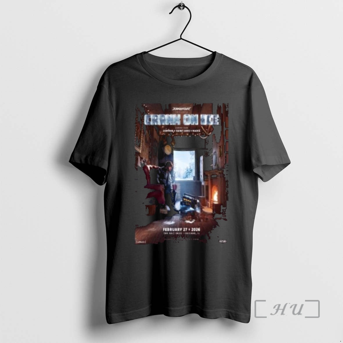 Officials Crankdat On Ice February 27th 2026 Chicago - Adult & Kids T-Shirts, Sweatshirts & Hoodies apparel design preview 1