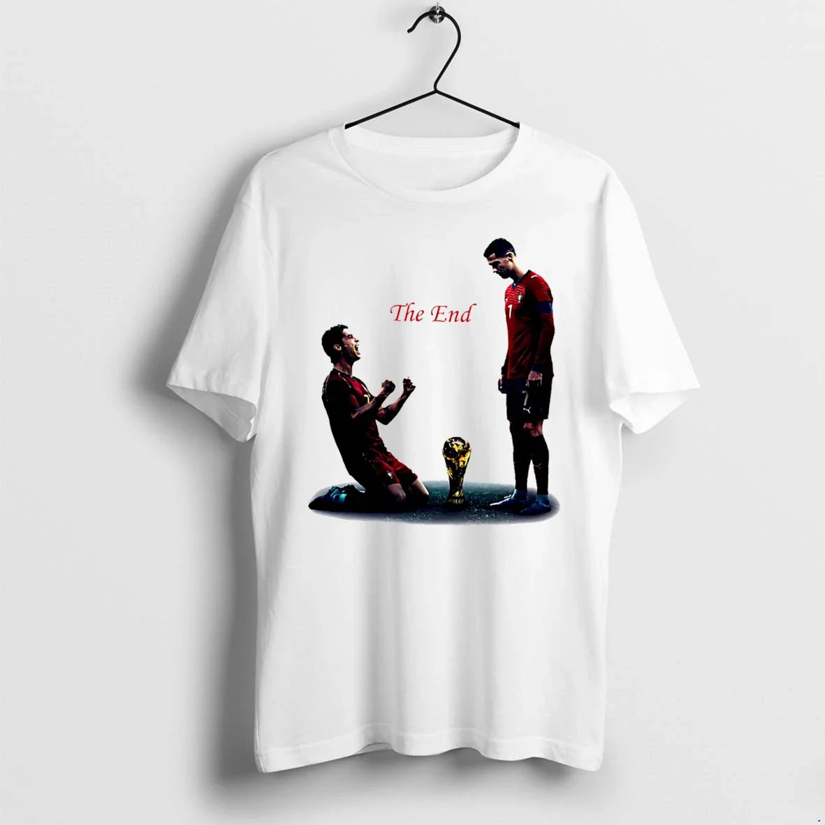Officials Cristiano Ronaldo The End Portugal World - Adult & Kids T-Shirts, Sweatshirts & Hoodies apparel design preview 1