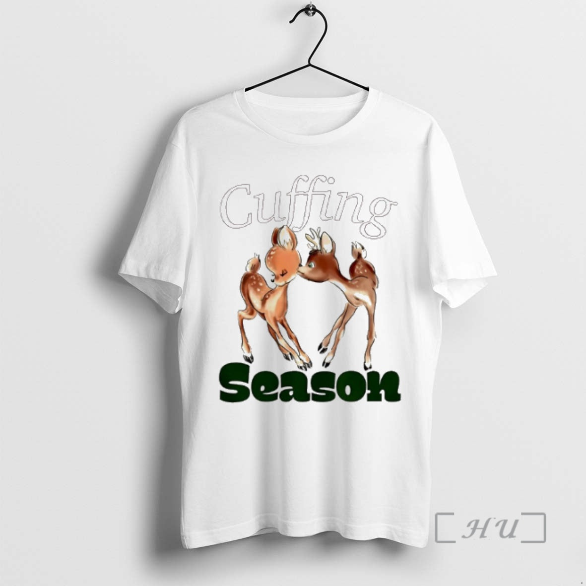 Officials Cuffing Season Deer Christmas - Adult & Kids T-Shirts, Sweatshirts & Hoodies apparel design preview 1