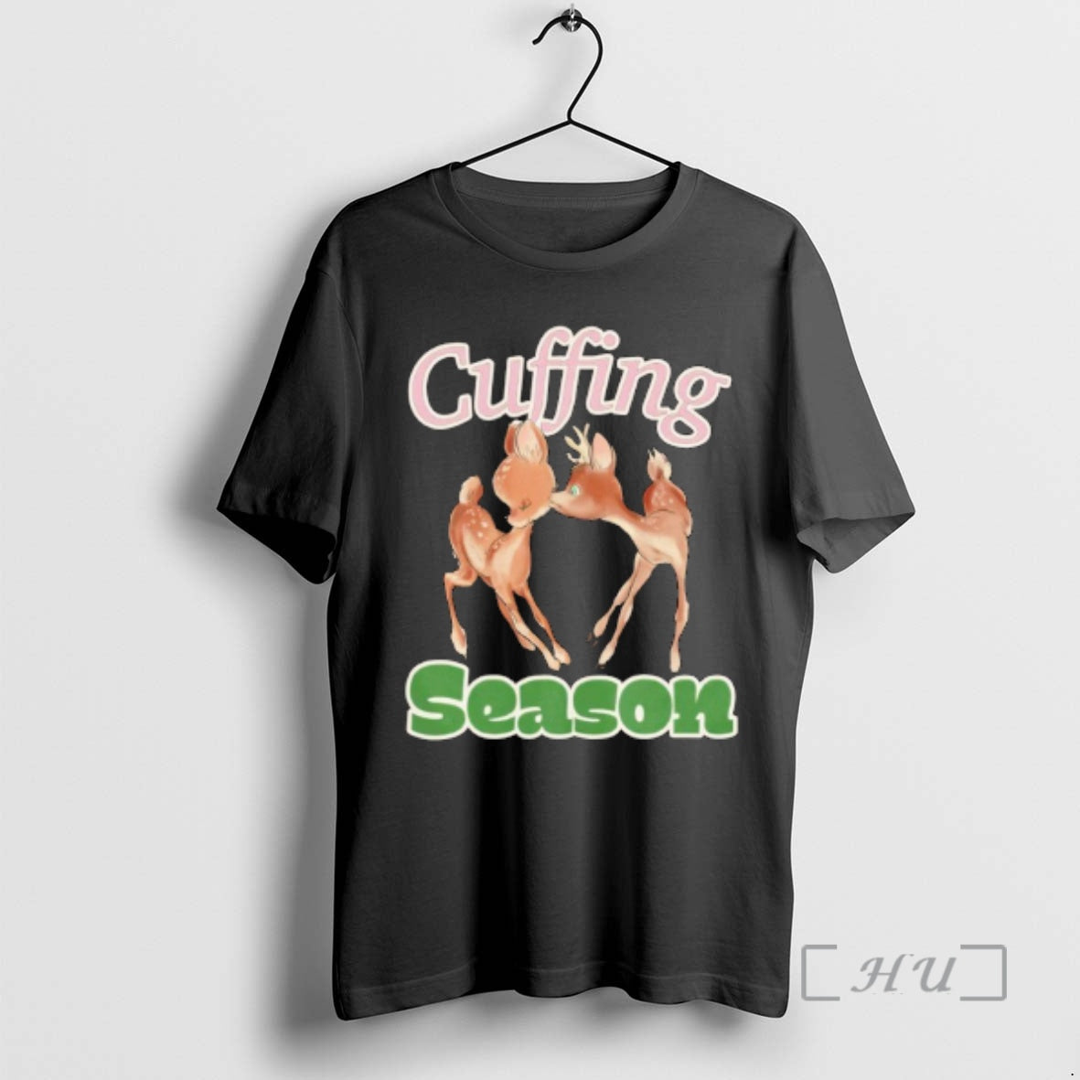 Officials Cuffing Season Two Deer Graphic - Adult & Kids T-Shirts, Sweatshirts & Hoodies apparel design preview 1