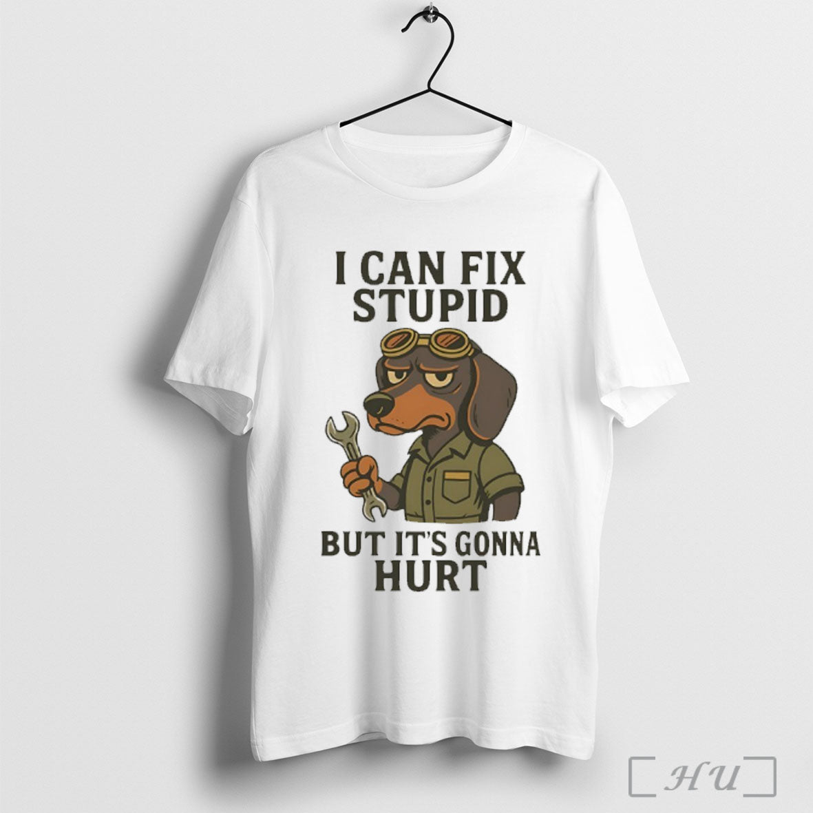 Officials Dachshund I Can Fix Stupid But Its Gonna - Adult & Kids T-Shirts, Sweatshirts & Hoodies apparel design preview 1