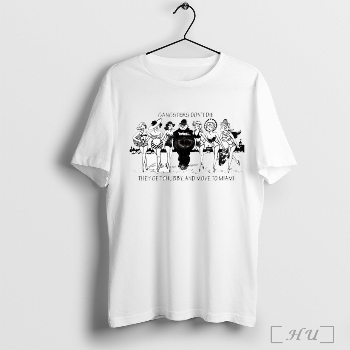 Officials Dade Gangsters Dont Die They Get Chubby And - Adult & Kids T-Shirts, Sweatshirts & Hoodies apparel design preview 1